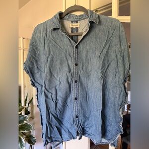Madewell denim blouse